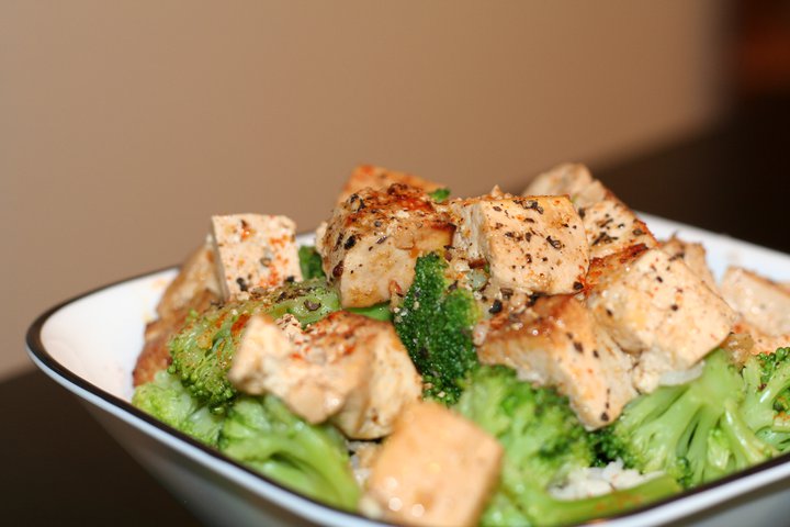 Sesame Soy Oven Baked Tofu